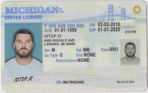 Michigan Fake Id Buy Scannable Fake Ids Idtop