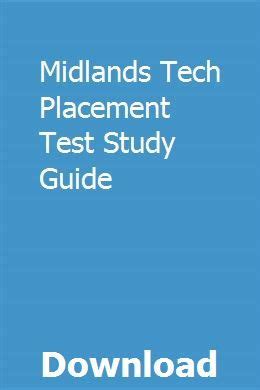 Midlands Tech Placement Test Study Guide Study Guide Math Test Prep