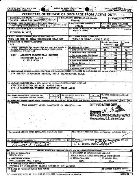 Military Paperwork References