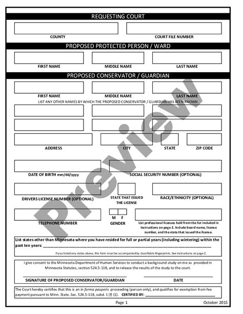 Minnesota Dhs Background Check Form And Information Sheet Dhs