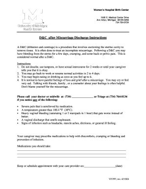 Miscarriage Papers Fill Out And Sign Printable Pdf Template Signnow