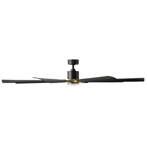 Modern Forms Fr W2303 72L Sb Mb Aura 72 Inch Soft Brass Matte Black Ceiling Fan