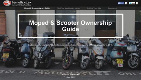 Moped And Scooter Ownership Guide