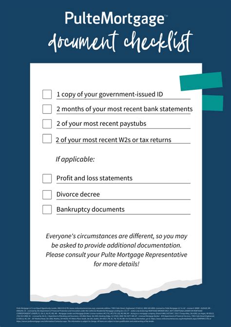 Mortgage Document Checklist Infographic What You Need Applying For Mortgage Clover Mortgage