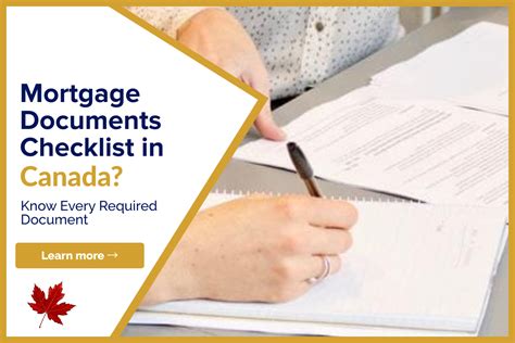 Mortgage Documents Checklist In Canada Lionsgate Financial Group