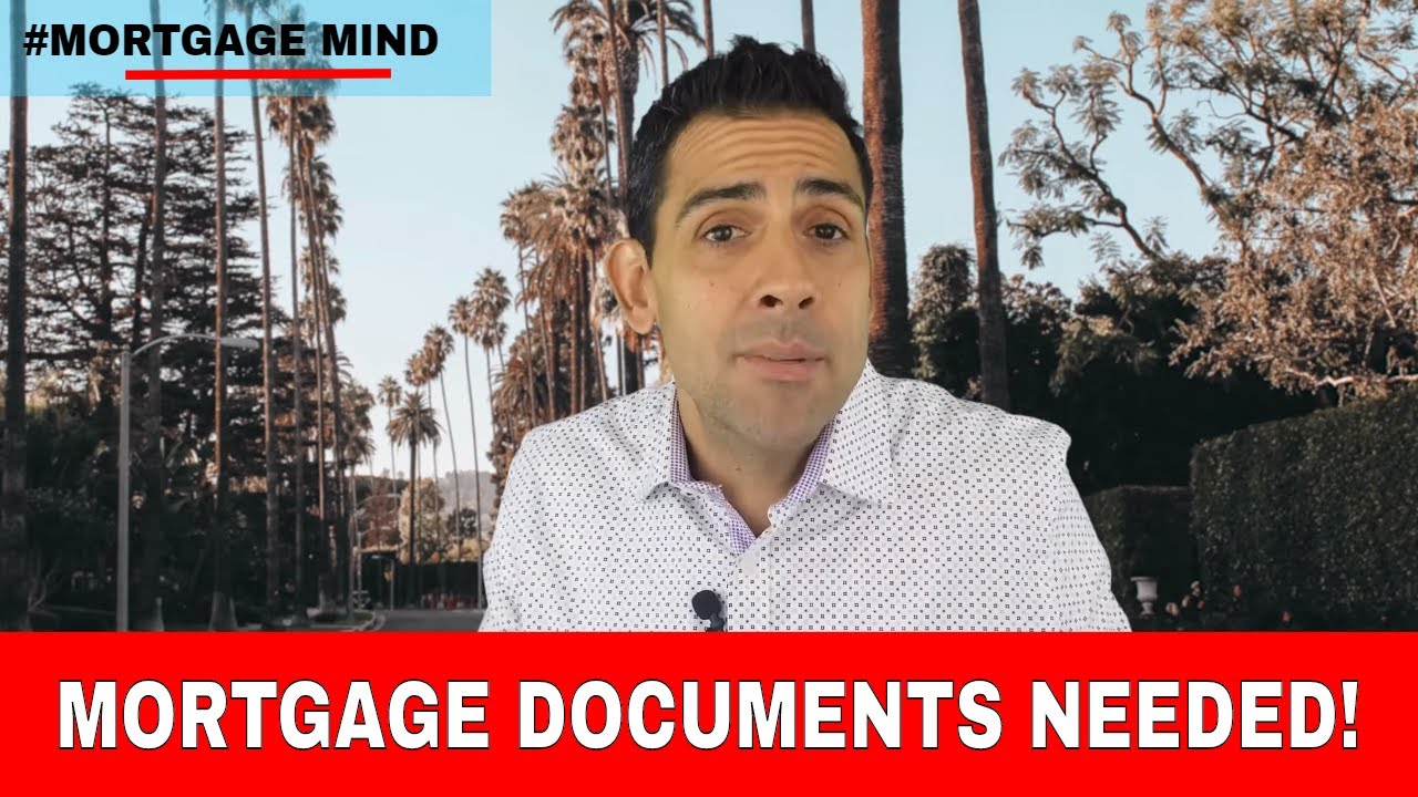 Mortgage Documents Needed Quick Checklist Youtube