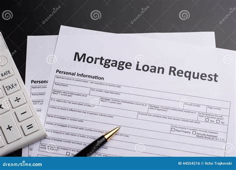 Mortgage Documents Stock Photo Image Of Home Applying 44554216