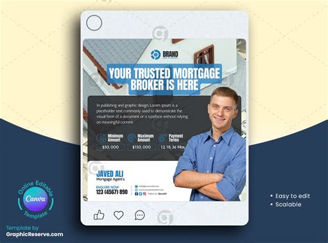 Mortgage Lender Social Media Banner Canva Template Graphic Reserve