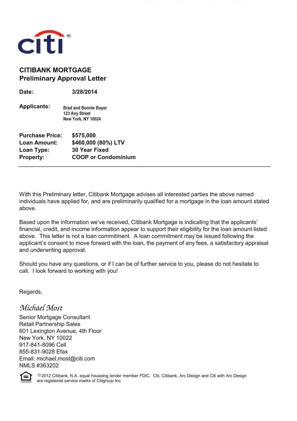 Mortgage Loan Approval Letter Template Pdf Template