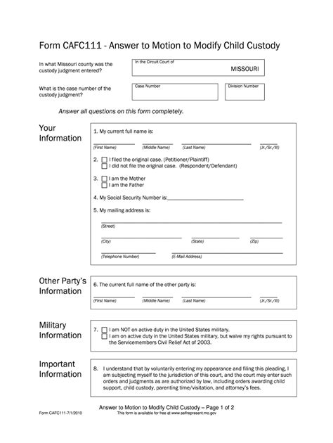 Motion To Modify Custody Oklahoma Forms Airslate Signnow