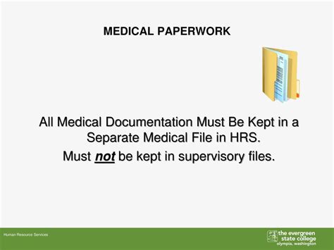 FMLA Paperwork Storage Requirements