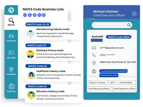 Naics Code Email List For Industry Targeting Naics Code Lookup