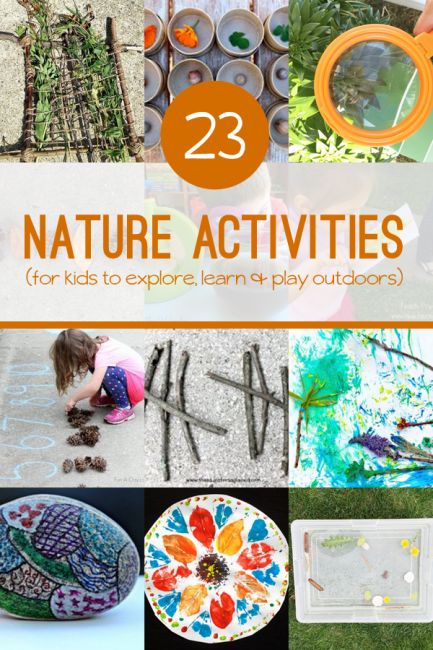 Nature Theme Activities For Preschool