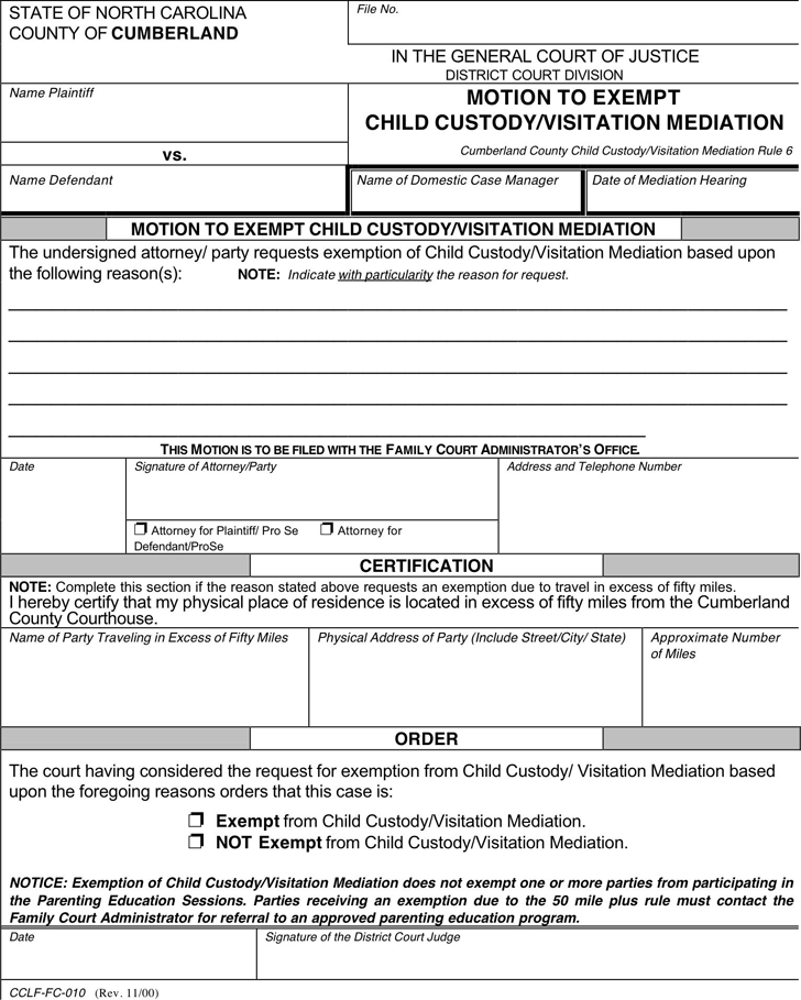 Nc Child Support Worksheet A Primary Custody