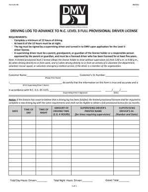 Nc Form Driver License Fill Online Printable Fillable Blank