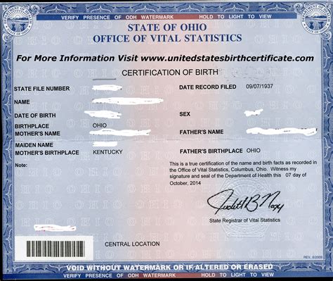 Need A Copy Of Your Ohio Birth Certificate Wecanhelp Order Inside