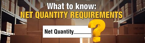 Net Quantity Requirements Help Center Icc