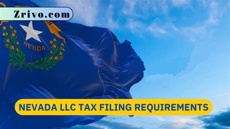 Nevada Llc Tax Filing Requirements Llc Bible