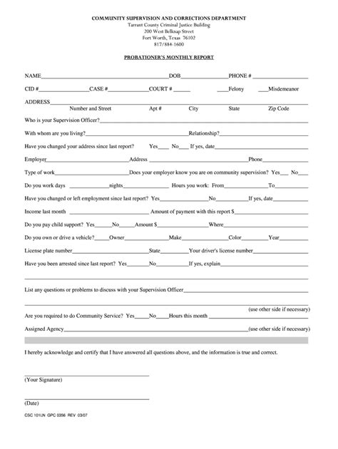 Nevada Parole And Probation Monthly Report Online Fill Out Sign