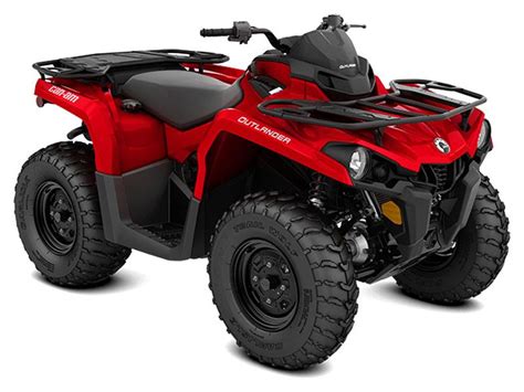 New 2021 Can Am Outlander 450 Viper Red Atvs In Massapequa Ny