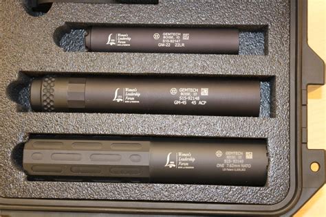 New From Gemtech The One Universal Silencer Trilogy Silencer Kit