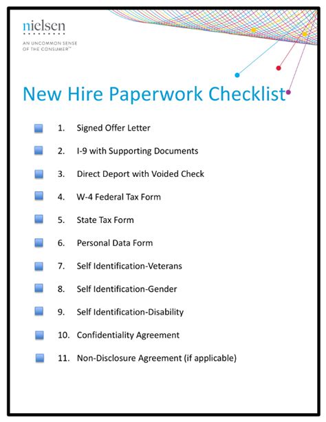 New Hire Paperwork Checklist Pdf Employment Employee Benefits