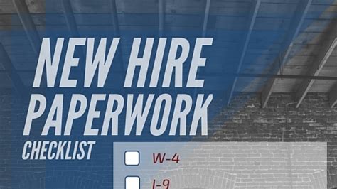 New Hire Paperwork Overiew Feature Employers Resource