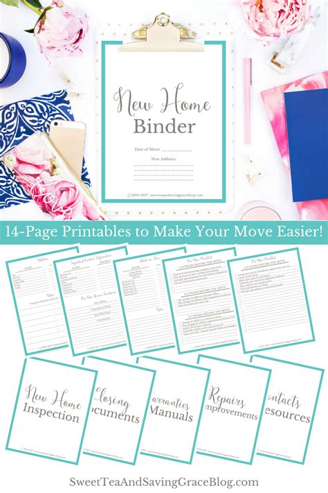 New Home Binder Printables Sweet Tea Saving Grace