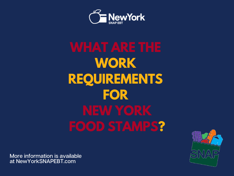 New York Food Stamps Work Requirements 2023 Update Ny Snap Ebt