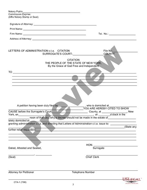 New York Petition For Probate Probate Petition Sample Us Legal Forms