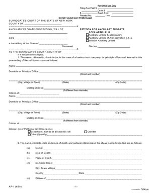 New York Probate Forms Atticus Forms