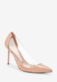 Next Forever Comfort Vinyl Point Court Shoes Hoge Hakken Nude Pink Beige Zalando Nl