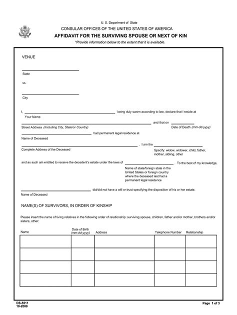 Next Of Kin Box Template Fill Online Printable Fillable Blank