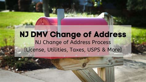 Nj Dmv Change Of Address Guide To Nj Change Of Address License