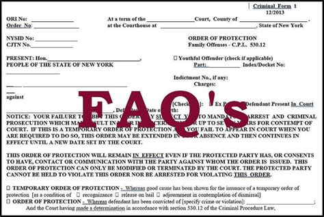 No Contact Restraining Orders In Nyc Yermanlaw Com