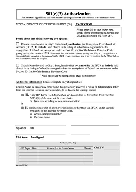 Non Profit 501C3 Printable Forms Fill Online Printable Fillable