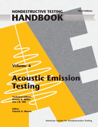 Nondestructive Testing Handbook Vol 6 Acoustic Emission Testing Ae