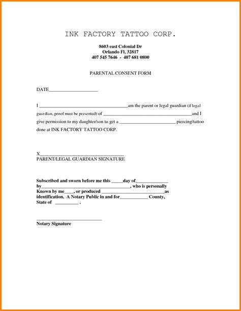 Notarized Letter For Guardianship Template Examples Letter Template Collection