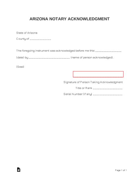 Notary Acknowledgement Template Tutore Org Master Of Documents