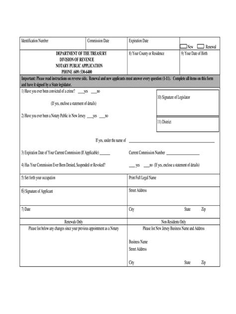 Notary Application Form Fill Out And Sign Printable Pdf Template