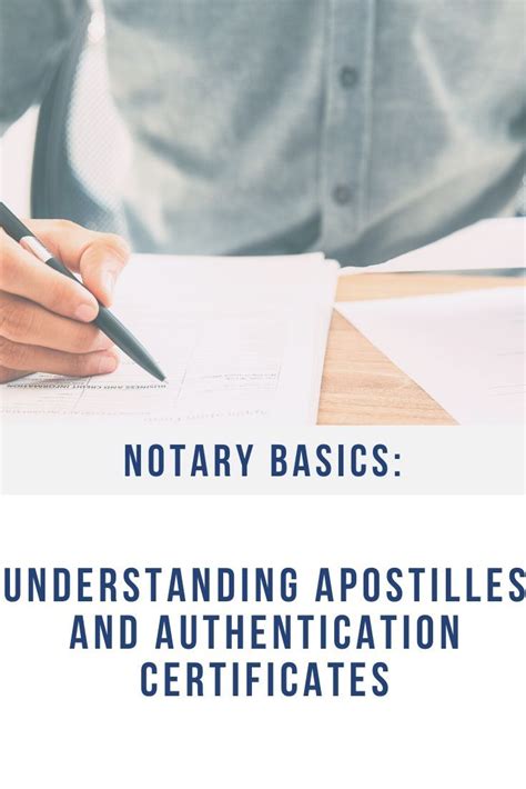 Notary Basics Understanding Apostilles And Authentication Certificates