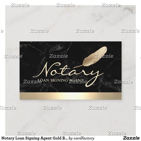 Notary Loan Signing Agent Professional Business Card Zazzle Loan Signing Agent Loan