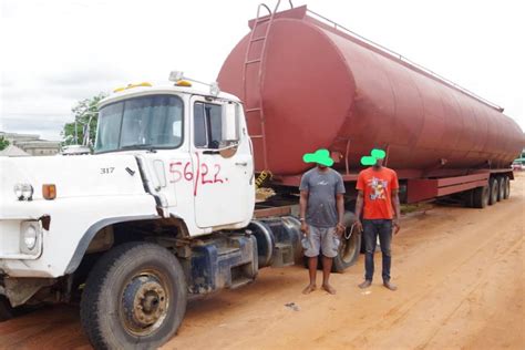 Nscdc Impounds 5 Trucks Arrest Suspect For Alleged Illegal Oil Bunkering