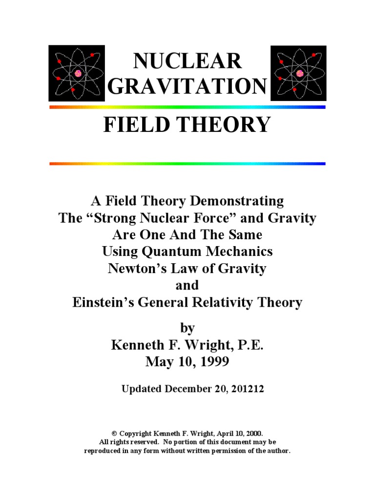 Nuclear Gravitation Field Theory