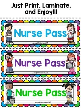 Nurse Forms Posters And Such By Sassy Little Teacher Tpt