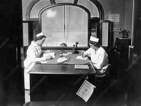 Nurses Doing Paperwork Stock Image C059 0130 Science Photo Library