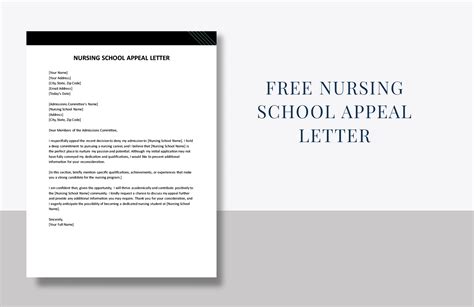 Nursing School Appeal Letter In Word Pdf Google Docs Download