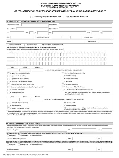 Nyc Doe Personal Day Request Form Fill And Sign Printable Template Online