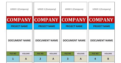 Office File Tag Format Template Free Excel Download