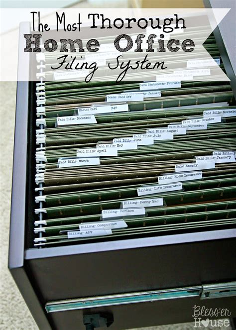 Office Filing Organizing System Artofit